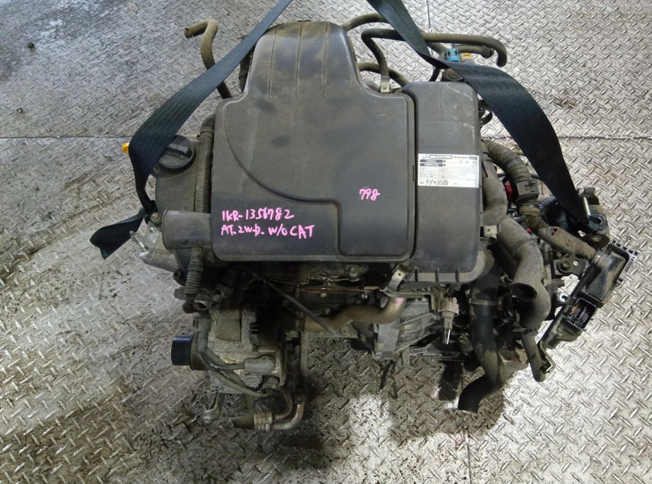 [USED ENGINE] TOYOTA VITZ KSP130 2012 1KR-FE FF AT 2WD #0403268015228