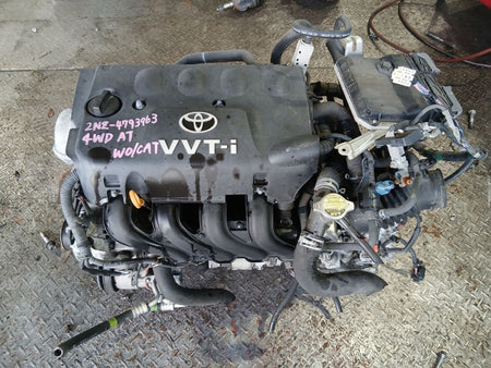 [USED ENGINE] TOYOTA VITZ NCP95  2NZ-FE FF AT 4WD #0403267012265
