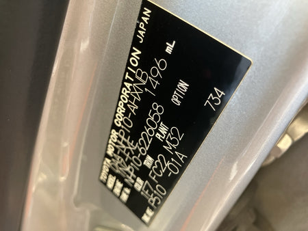 [CHOOSE PARTS] TOYOTA AQUA NHP10 2013 1NZ-FXE FF AT 2WD #0001000015861