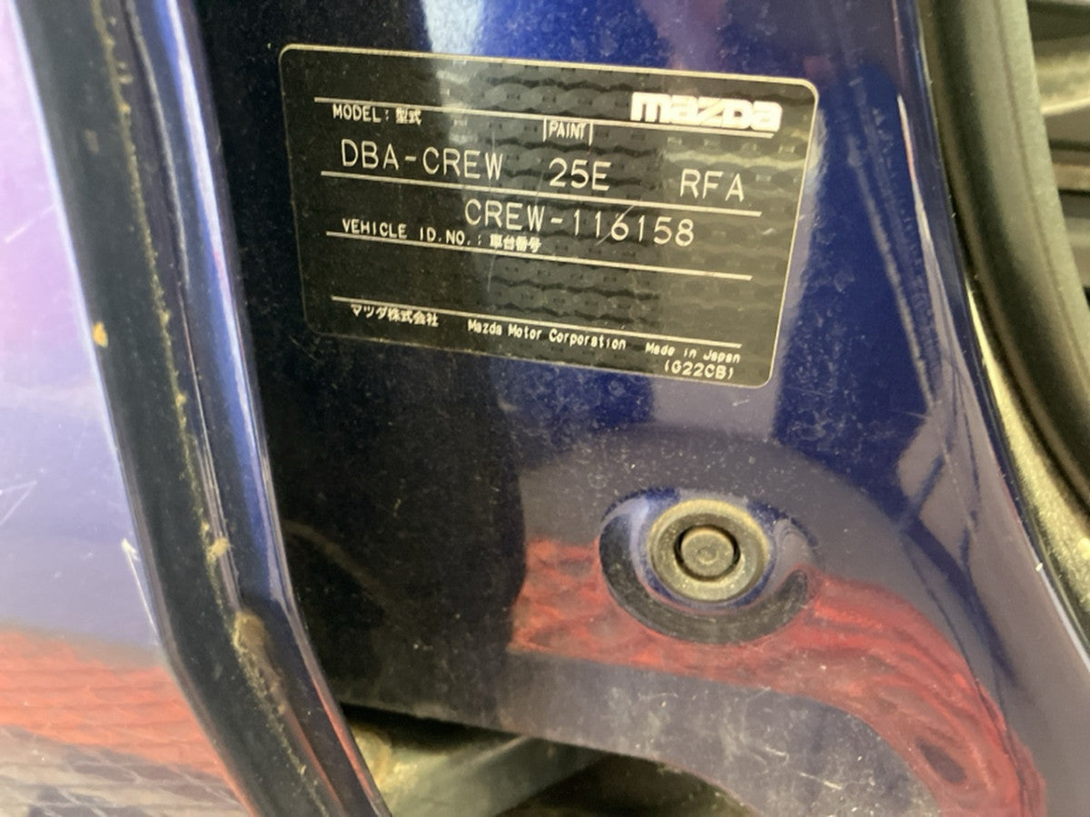 [USED ENGINE] MAZDA PREMACY CREW 2005 LF-DE FF AT 2WD #0003267127509