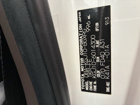 [CHOOSE PARTS] TOYOTA iQ KGJ10 2009 1KR-FE FF AT 2WD #0001000015342