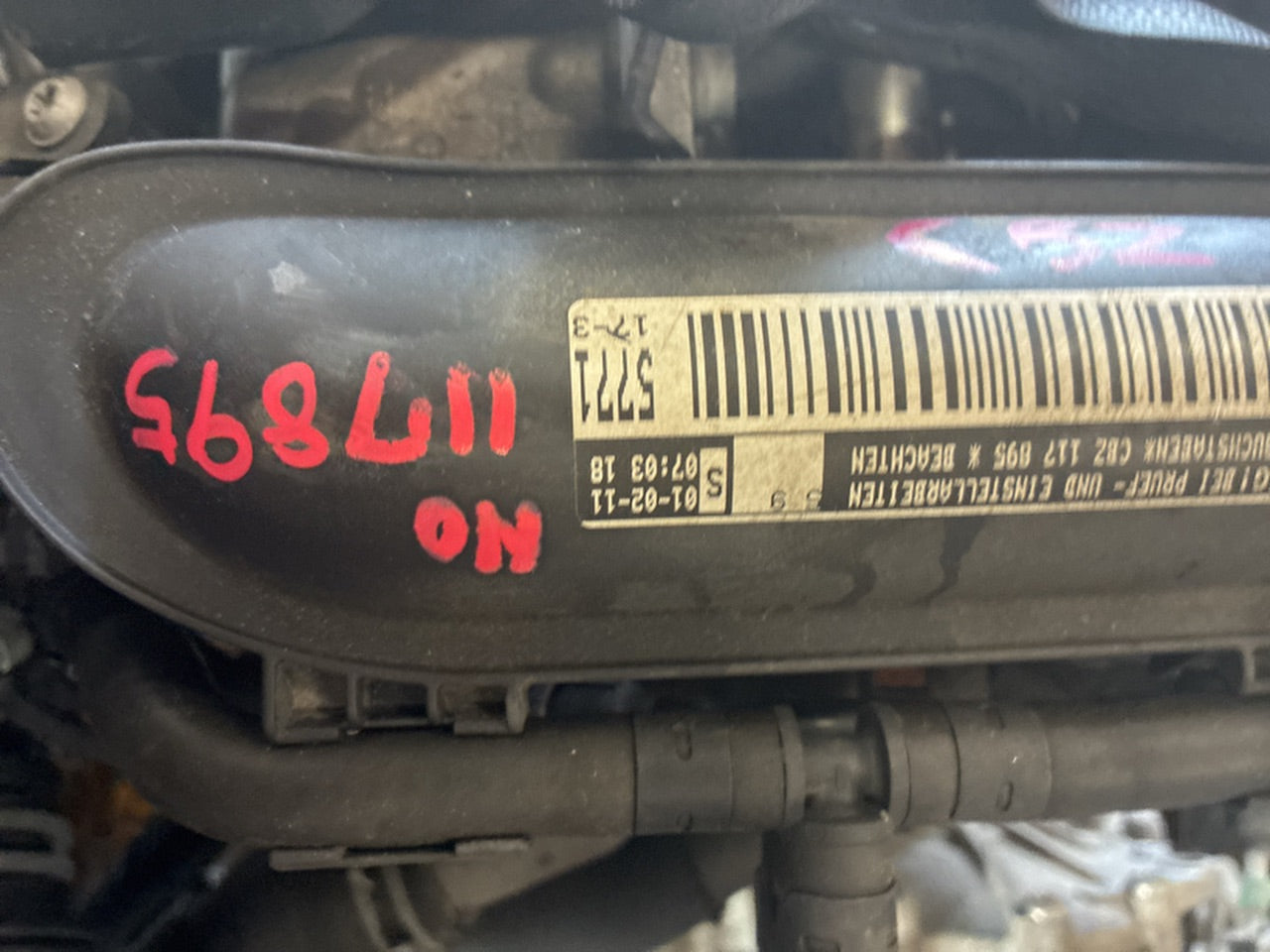 [USED ENGINE] VOLKSWAGEN GOLF 1KCBZ 2011 CBZ FF AT 2WD #0003267128760