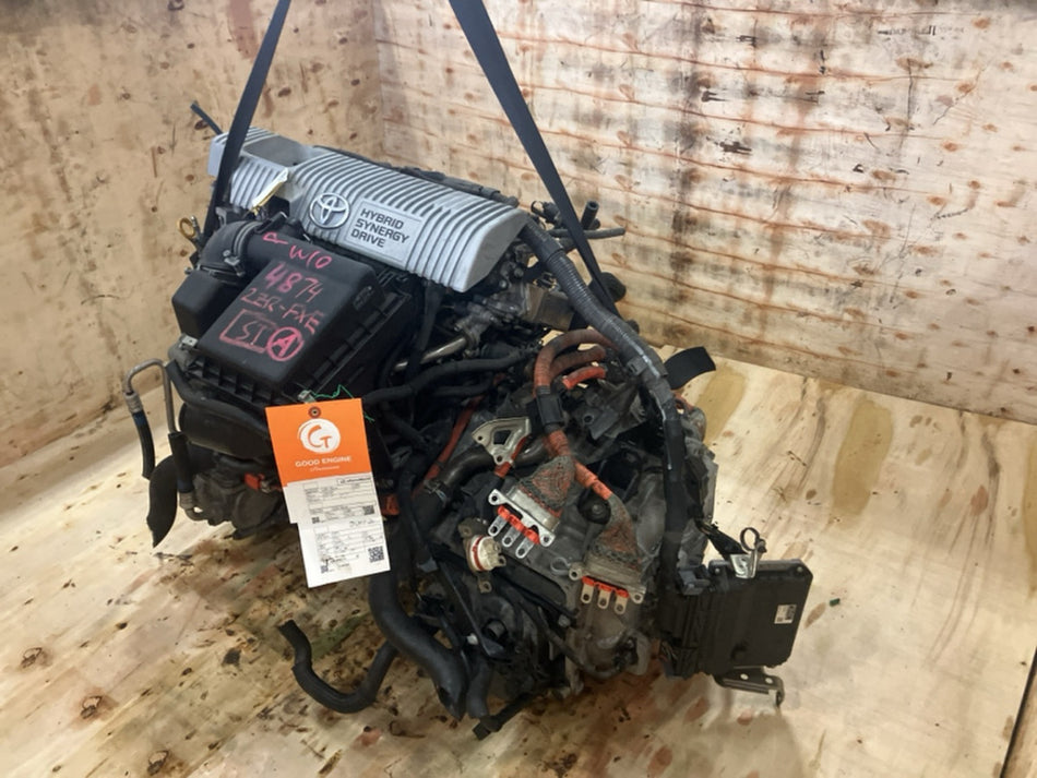 [USED ENGINE] TOYOTA PRIUS ZVW30 2011 2ZR-FXE FF AT 2WD #0003266108941