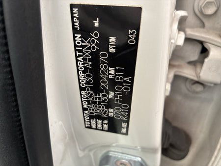 [CHOOSE PARTS] TOYOTA VITZ KSP130 2012 1KR-FE FF AT 2WD #0001000016328