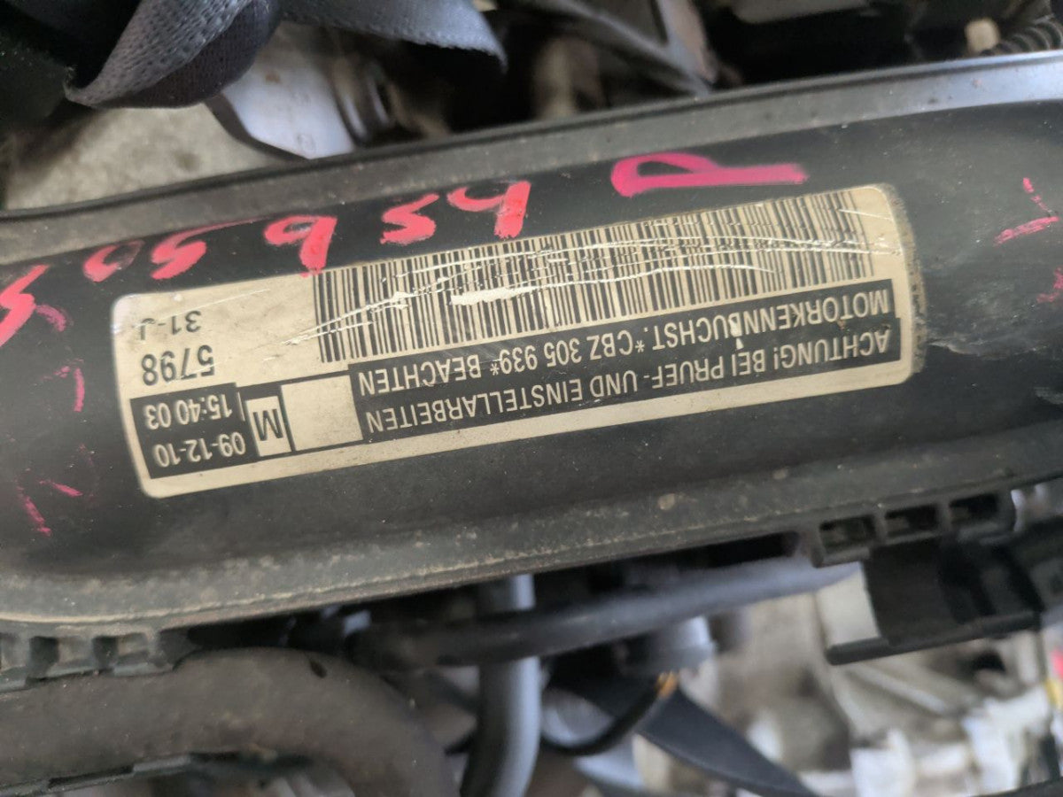 [USED ENGINE] VOLKSWAGEN POLO 6RCBZ 2011 CBZ FF AT 2WD #0003265091637