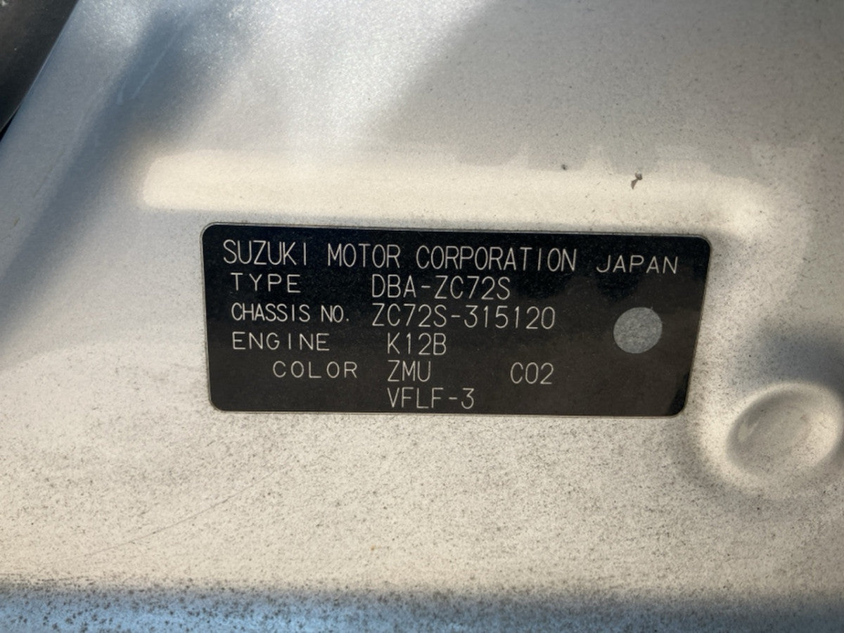 [CHOOSE PARTS] SUZUKI SWIFT ZC72S 2013 K12B FF MT 2WD #0002002672282