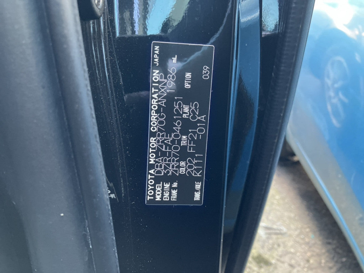[CHOOSE PARTS] TOYOTA NOAH ZRR70G 2011 3ZR-FAE FF AT 2WD #0002002682543