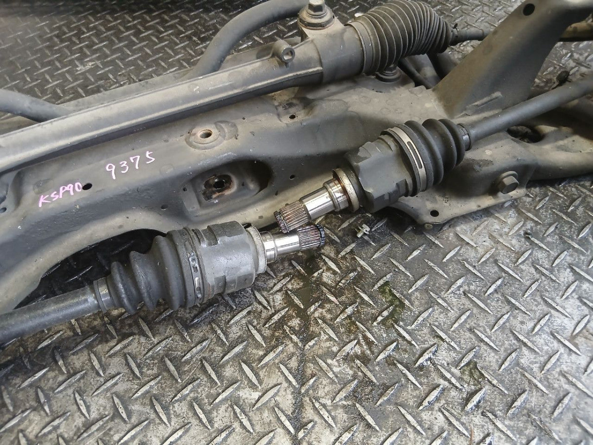 [F AXLE ASSY] TOYOTA VITZ KSP90 2009 1KR-FE FF AT 2WD #0403265009375
