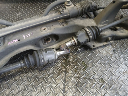 [F AXLE ASSY] TOYOTA VITZ KSP90 2009 1KR-FE FF AT 2WD #0403265009375