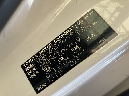 [CHOOSE PARTS] TOYOTA VOXY ZRR75G 2012 3ZR-FAE FF AT 4WD #0002002682414