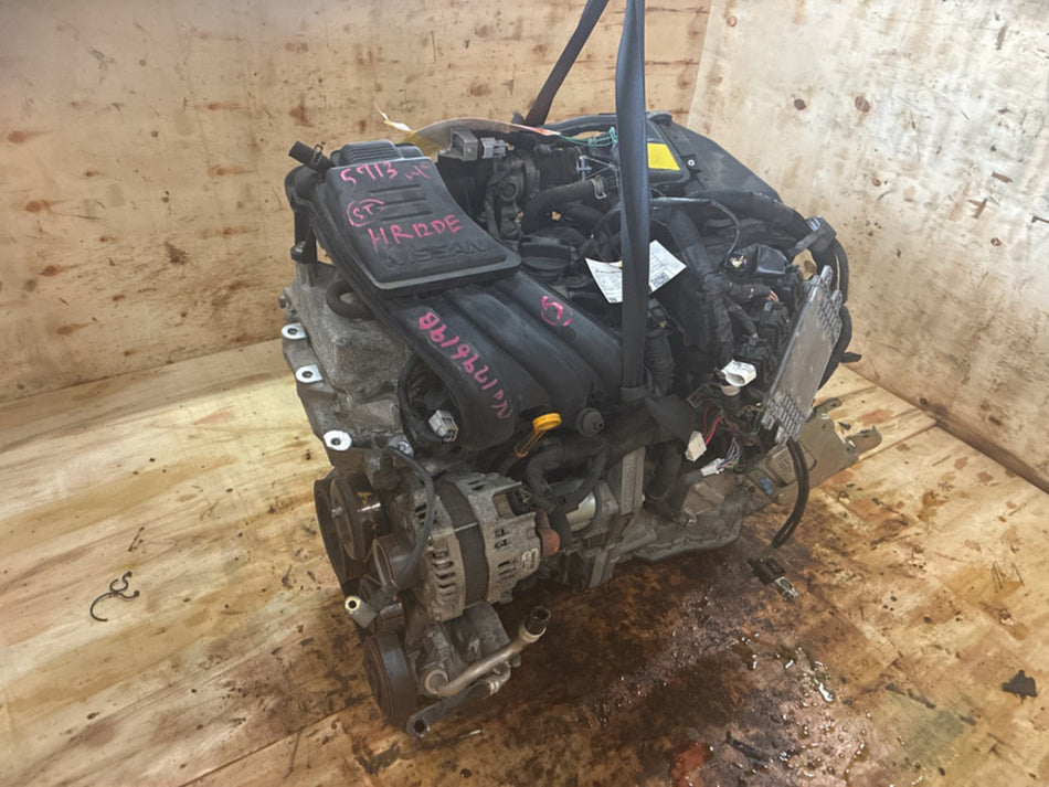[USED ENGINE] NISSAN NOTE E12 2016 HR12DE FF AT 2WD #0003267125720