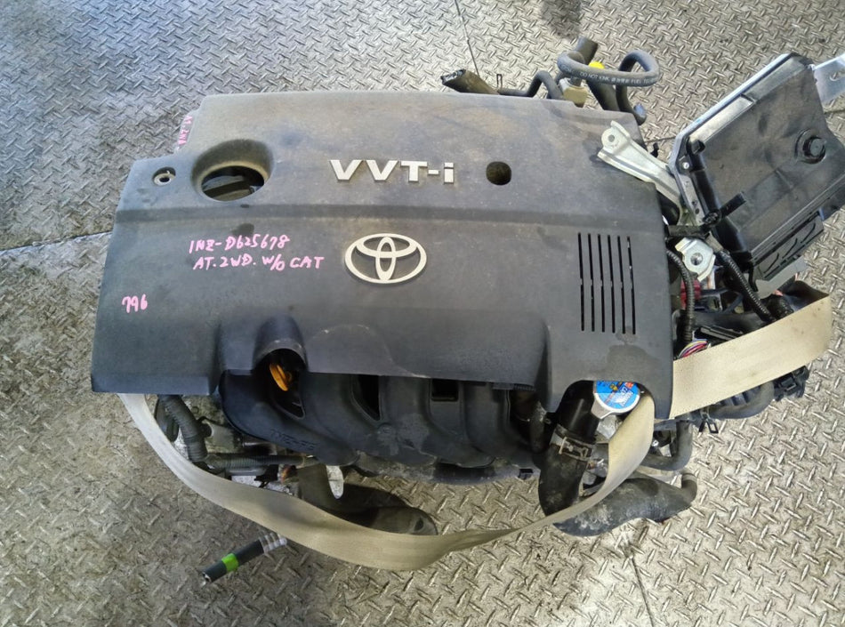 [USED ENGINE] TOYOTA VITZ NCP91 2010 1NZ-FE FF AT 2WD #0403268014567