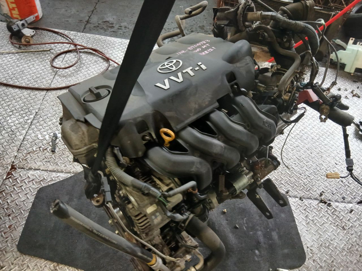 [USED ENGINE] TOYOTA COROLLA NZE121 2005 1NZ-FE FF MT 2WD #0403268015242