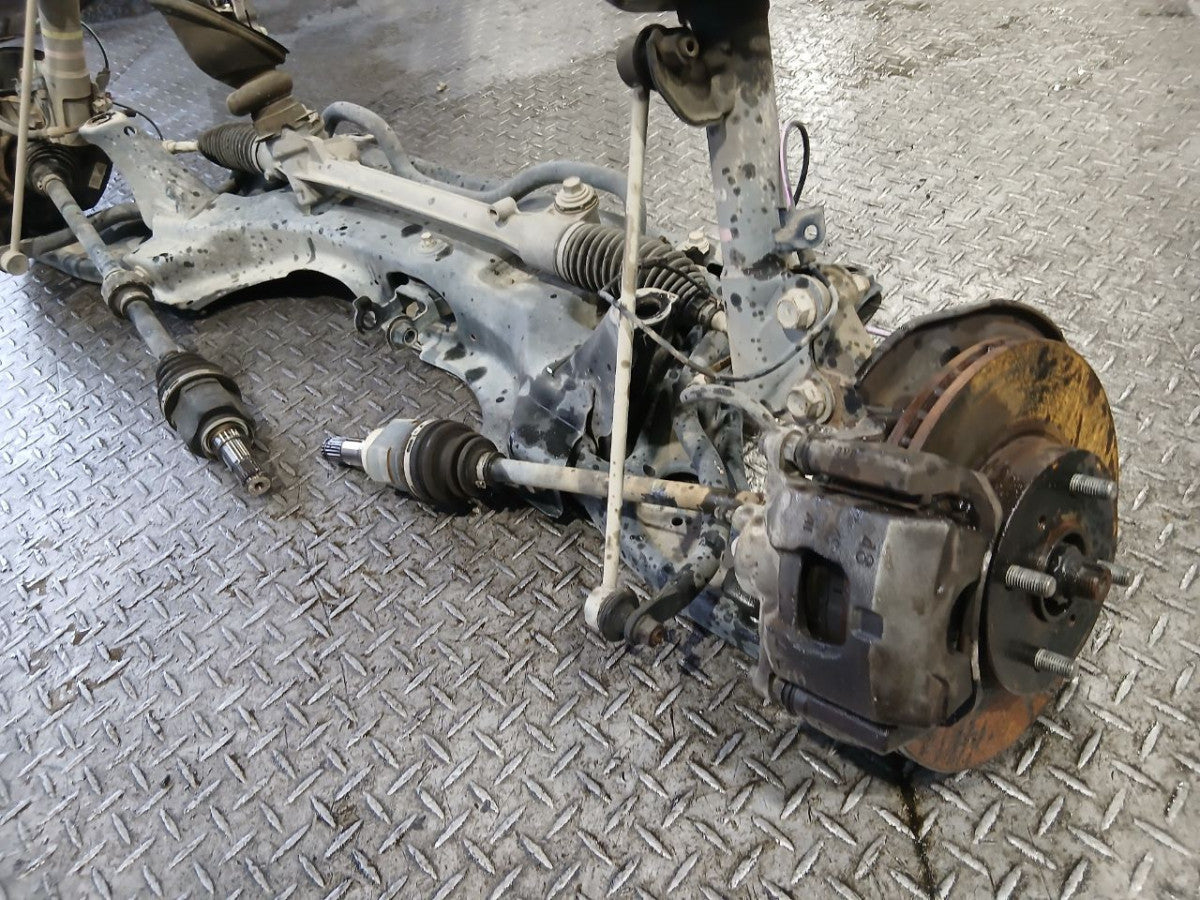 [F AXLE ASSY] TOYOTA VITZ KSP130 2012 1KR-FE FF AT 2WD #0403265010359