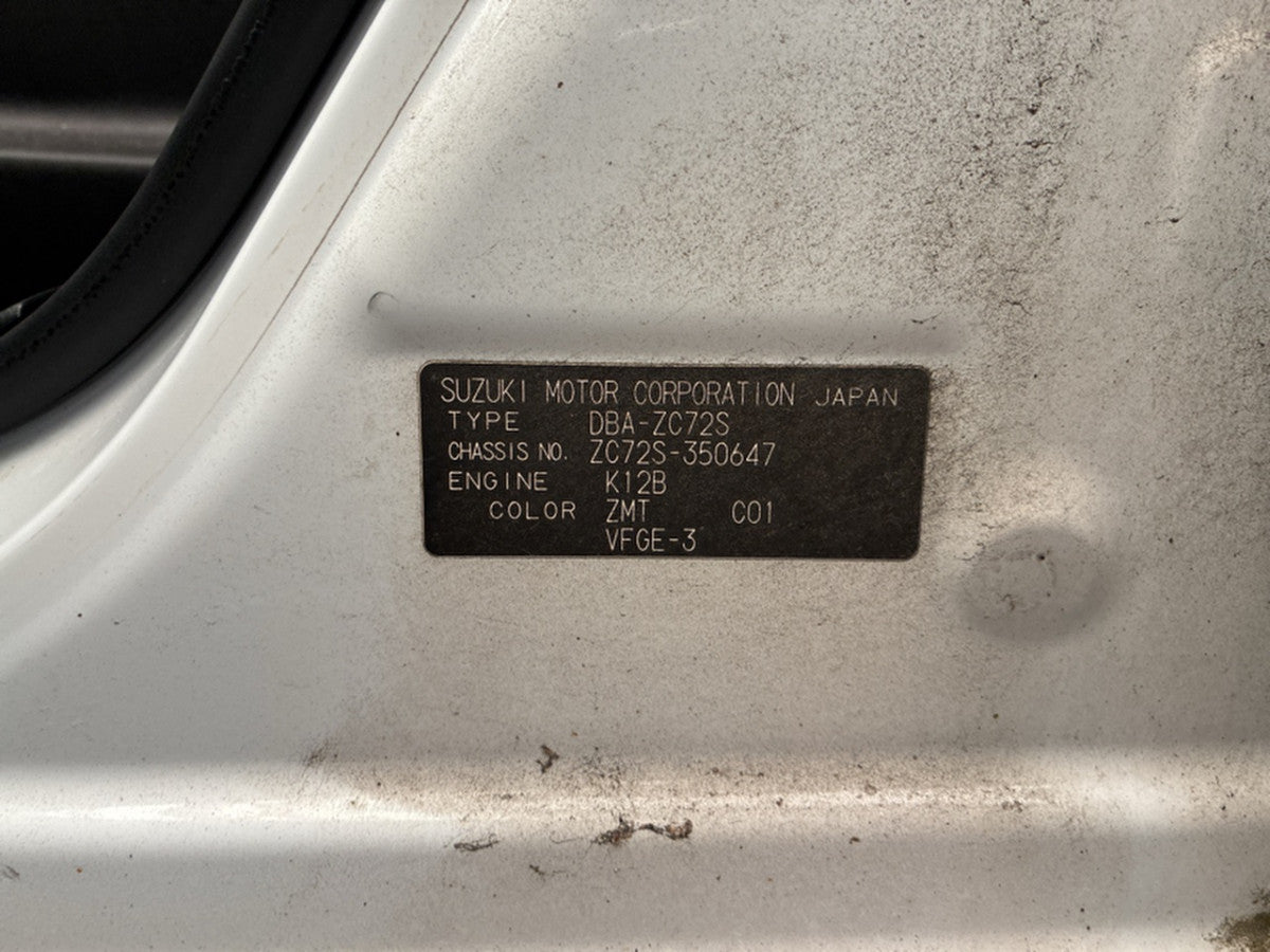 [CHOOSE PARTS] SUZUKI SWIFT ZC72S 2015 K12B FF AT 2WD #0002002630626