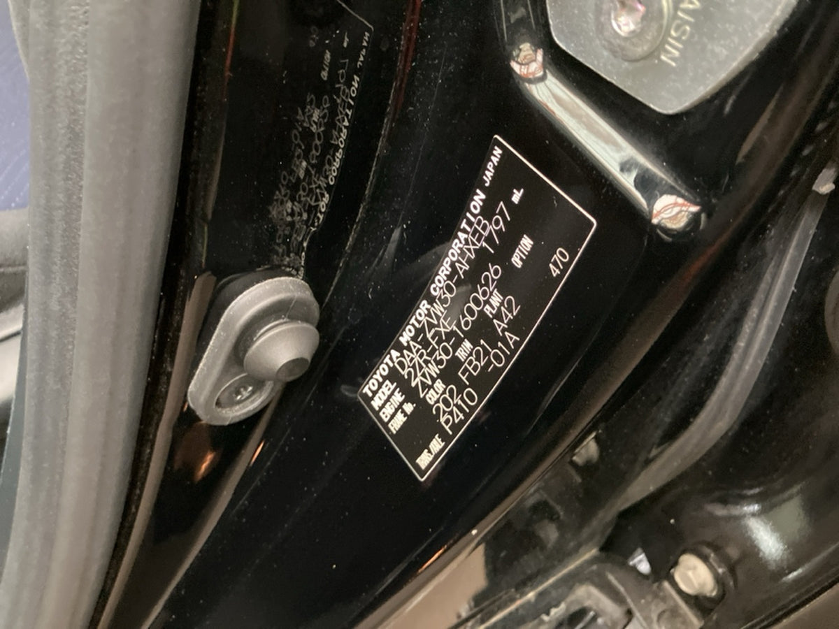 [CHOOSE PARTS] TOYOTA PRIUS ZVW30 2012 2ZR-FXE FF AT 2WD #0001000015908