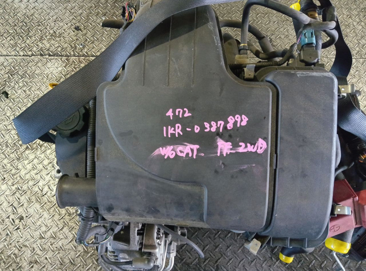 [USED ENGINE] TOYOTA BELTA KSP92 2007 1KR-FE FF AT 2WD #0403264007997