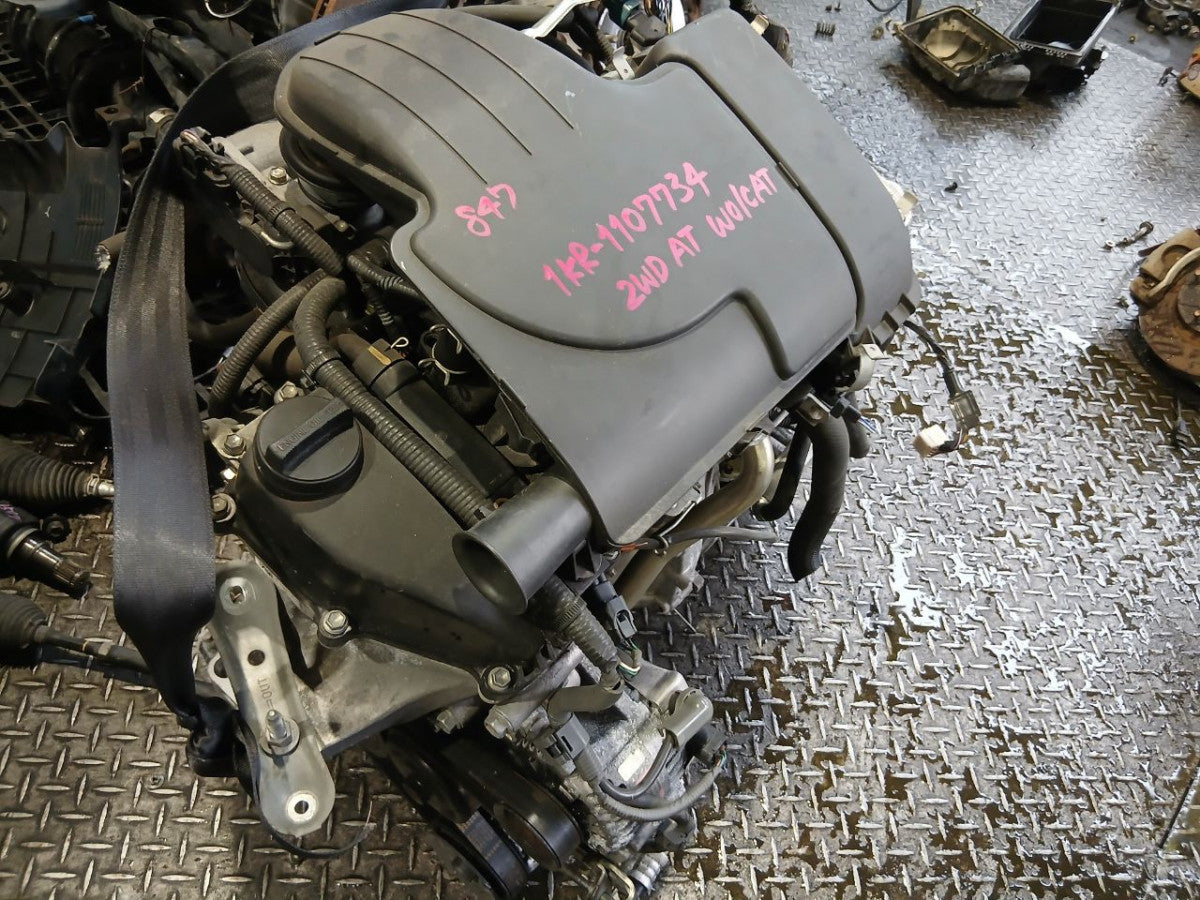 [USED ENGINE] TOYOTA VITZ KSP90 2010 1KR-FE FF AT 2WD #0403269016402