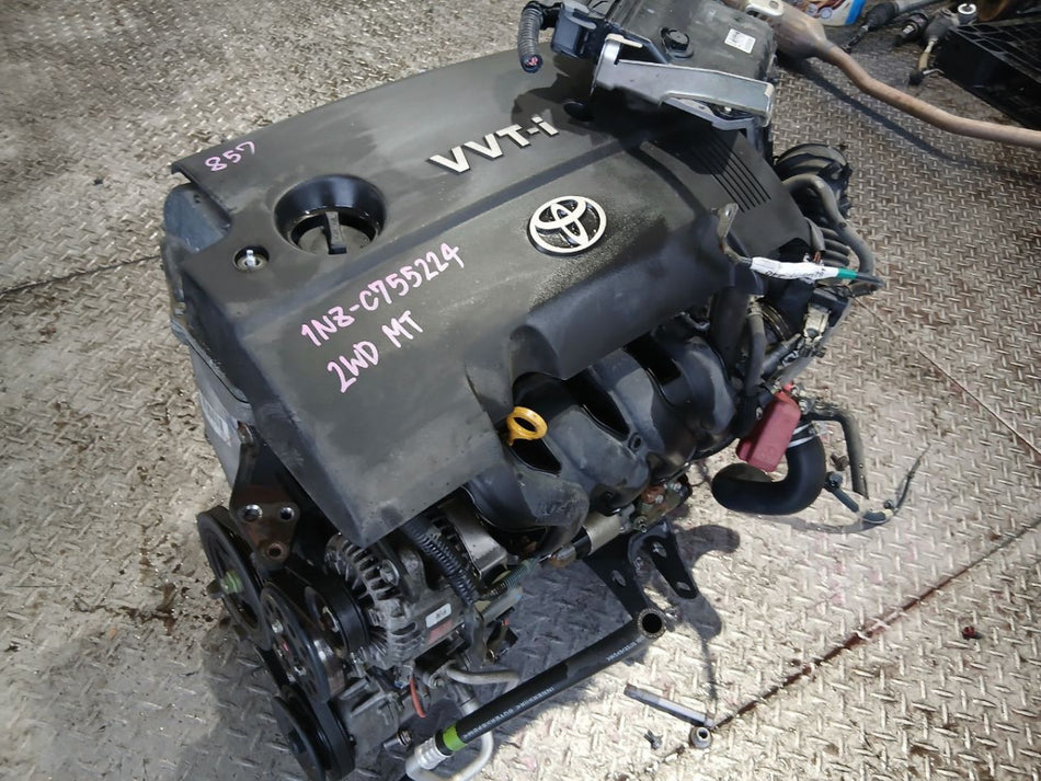 [USED ENGINE] TOYOTA COROLLA FIELDER NZE141G 2007 1NZ-FE FF MT 2WD #0403269016244