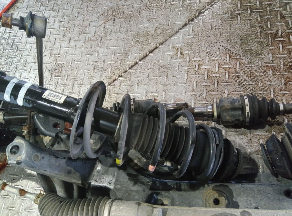 [F AXLE ASSY] TOYOTA VITZ KSP90 2009 1KR-FE FF AT 2WD #0403265009306