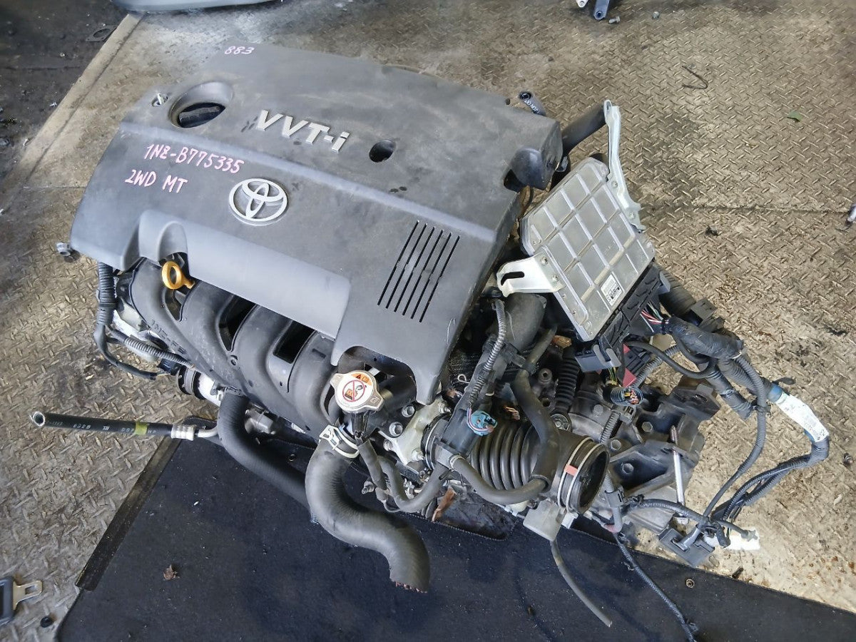 [USED ENGINE] TOYOTA VITZ NCP91 2005 1NZ-FE FF MT 2WD #0403269017074