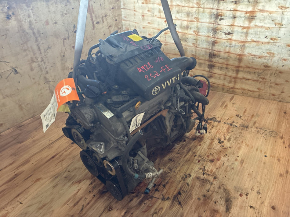 [USED ENGINE] TOYOTA RACTIS SCP100 2005 2SZ-FE FF AT 2WD #0003265090955