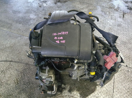 [USED ENGINE] TOYOTA VITZ KSP90 2010 1KR-FE FF AT 2WD #0403266011155