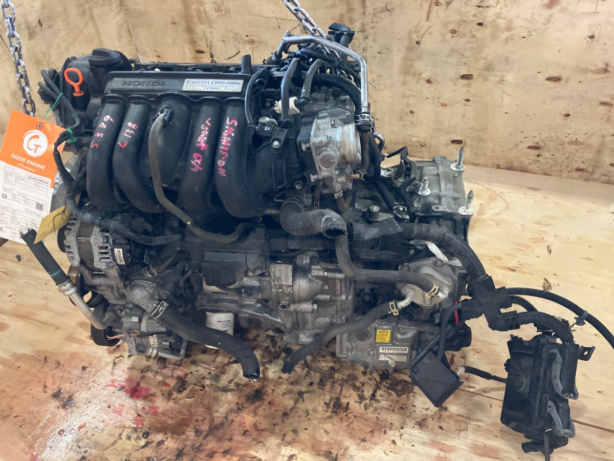 [USED ENGINE] HONDA FIT GK3 2014 L13B FF AT 2WD #0003266107398