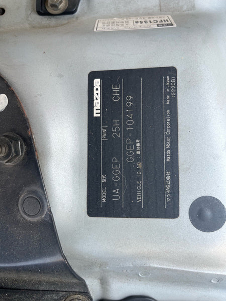 [CHOOSE PARTS] MAZDA ATENZA SEDAN GGEP 2003 LF-DE FF AT 2WD #0451000000456