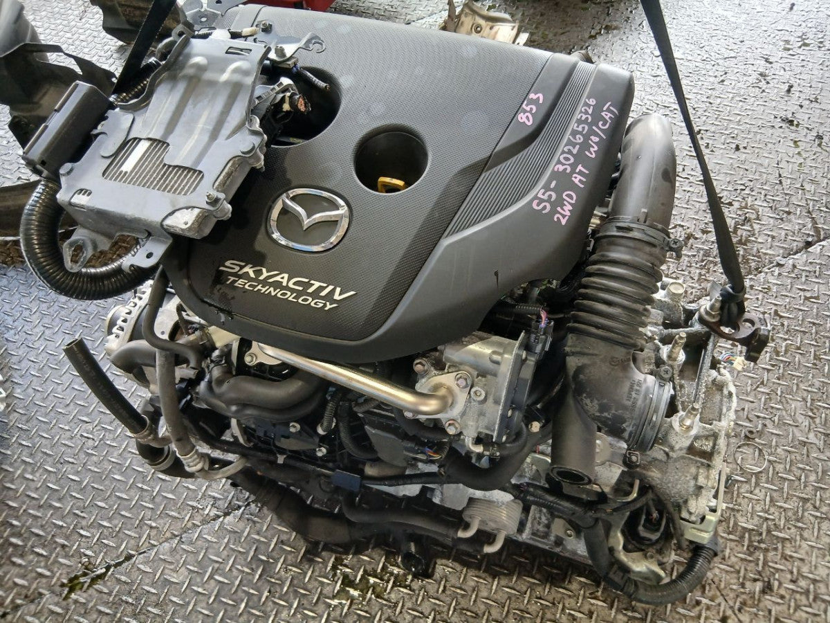 [USED ENGINE] MAZDA DEMIO DJ5FS 2015 S5-DPTS FF AT 2WD #0403269016059