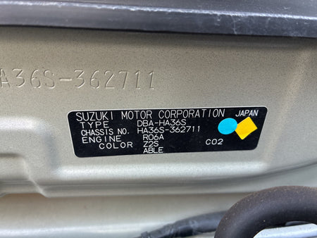 [CHOOSE PARTS] SUZUKI ALTO HA36S  R06A FF AT 2WD #0002002661907