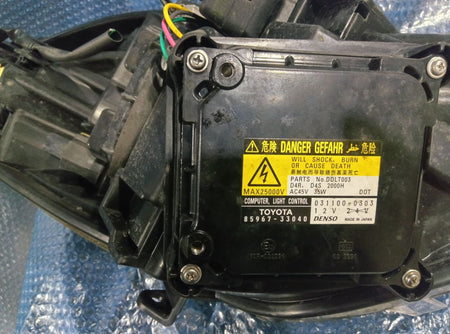 [HEADLIGHT ASSY LH] TOYOTA VITZ KSP90 2009 1KR-FE FF AT 2WD #0403264008266