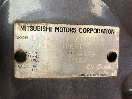 [CHOOSE PARTS] MITSUBISHI OUTLANDER CW5W 2006 4B12 FF AT 4WD #0001000015905