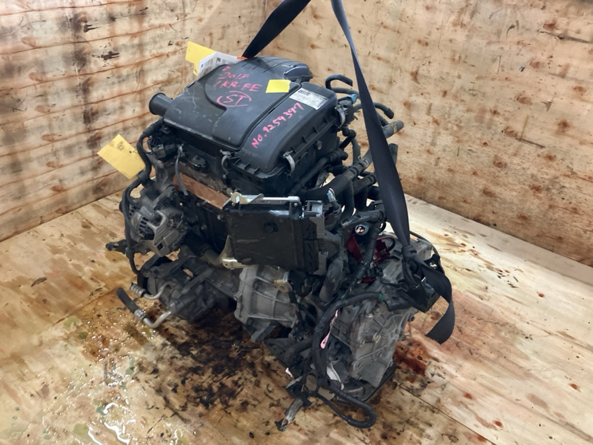 [USED ENGINE] TOYOTA VITZ KSP130 2011 1KR-FE FF AT 2WD #0003267117455