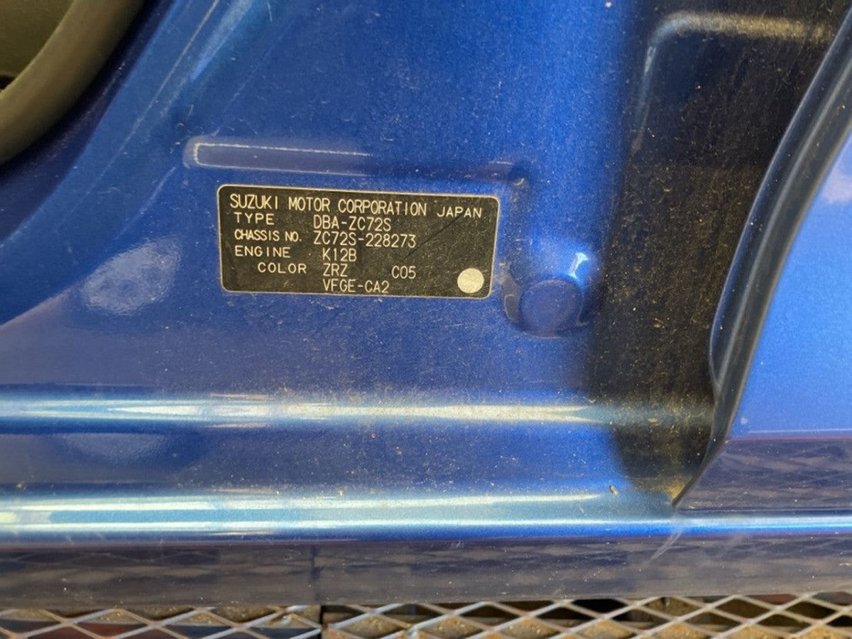 [CHOOSE PARTS] SUZUKI SWIFT ZC72S 2013 K12B FF AT 2WD #0002002672062
