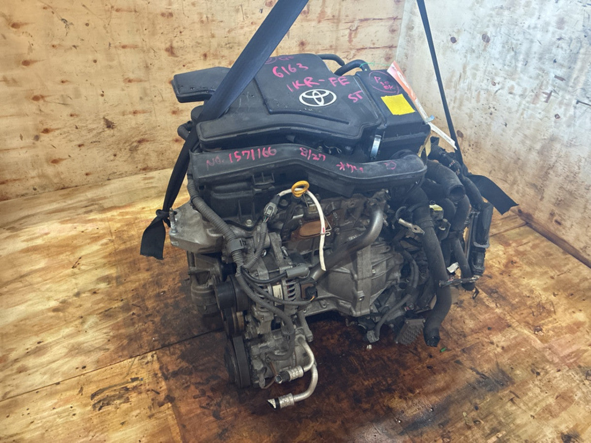 [USED ENGINE] TOYOTA VITZ KSP130 2015 1KR-FE FF AT 2WD #0003268138969