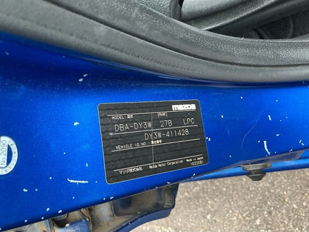[USED ENGINE] MAZDA DEMIO DY3W 2005 ZJ-VE FF AT 2WD #0003269151380
