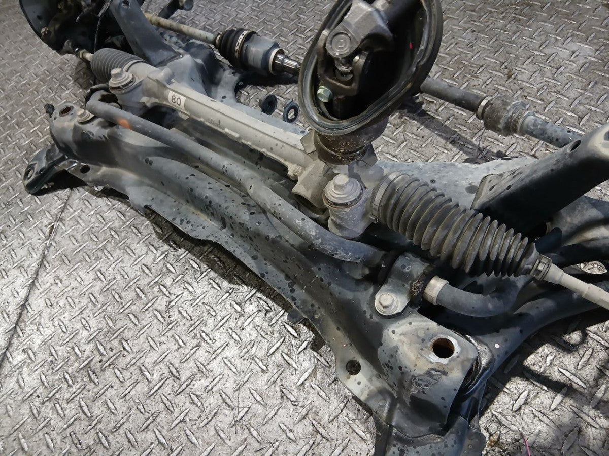 [F AXLE ASSY] TOYOTA VITZ KSP130 2012 1KR-FE FF AT 2WD #0403265010359