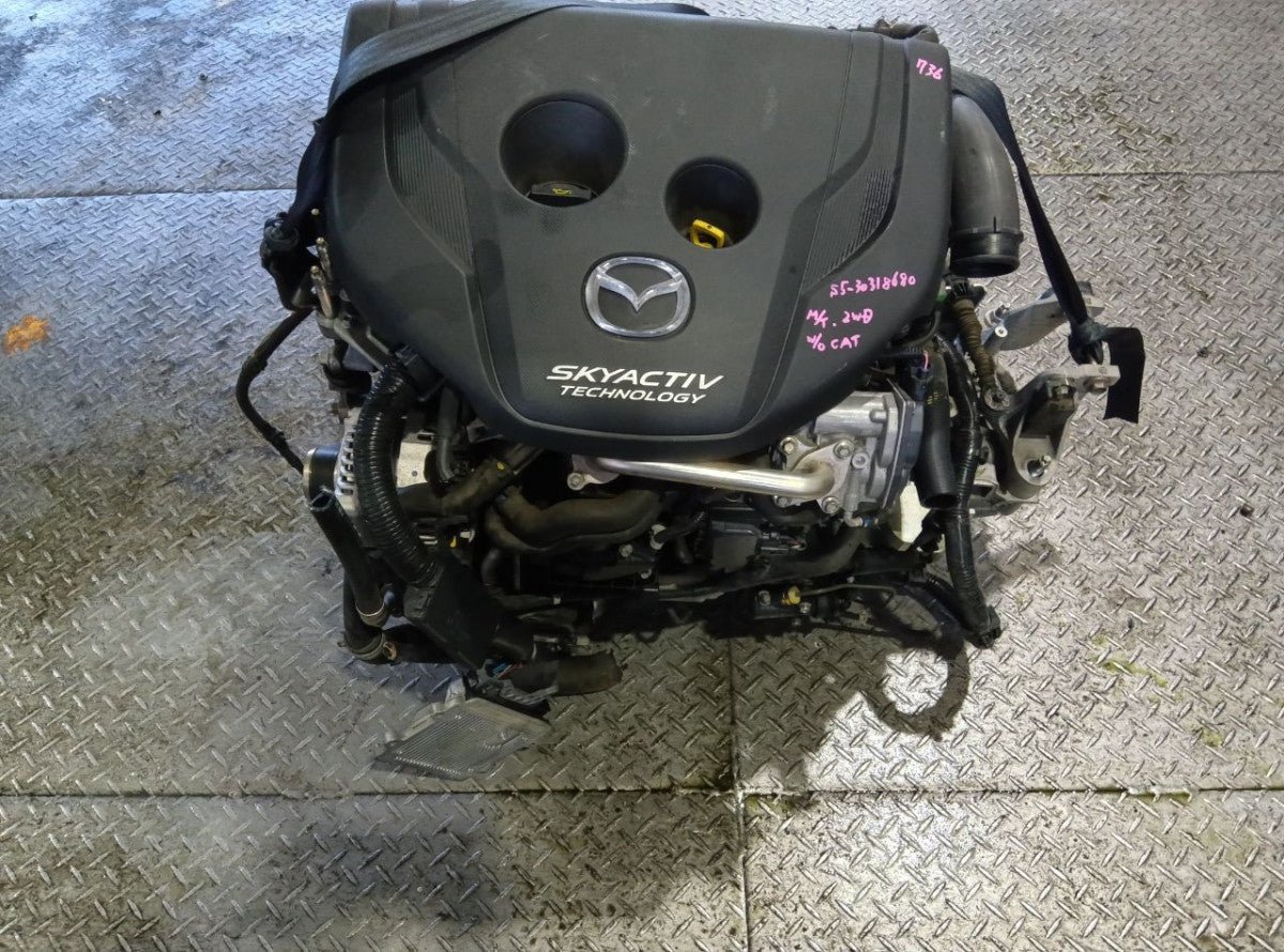 [USED ENGINE] MAZDA DEMIO DJ5FS 2016 S5-DPTS FF MT 2WD #0403267013523