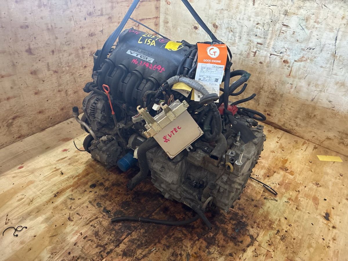 [USED ENGINE] HONDA MOBILIO SPIKE GK1 2005 L15A FF AT 2WD #0003267119685