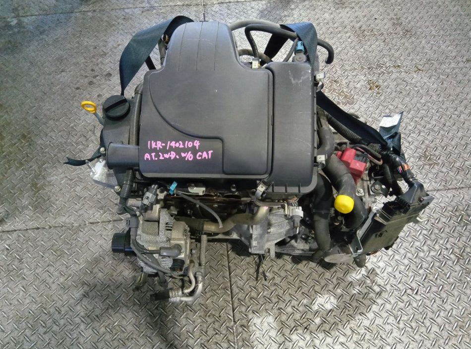 [USED ENGINE] TOYOTA VITZ KSP130 2013 1KR-FE FF AT 2WD #0403266011921
