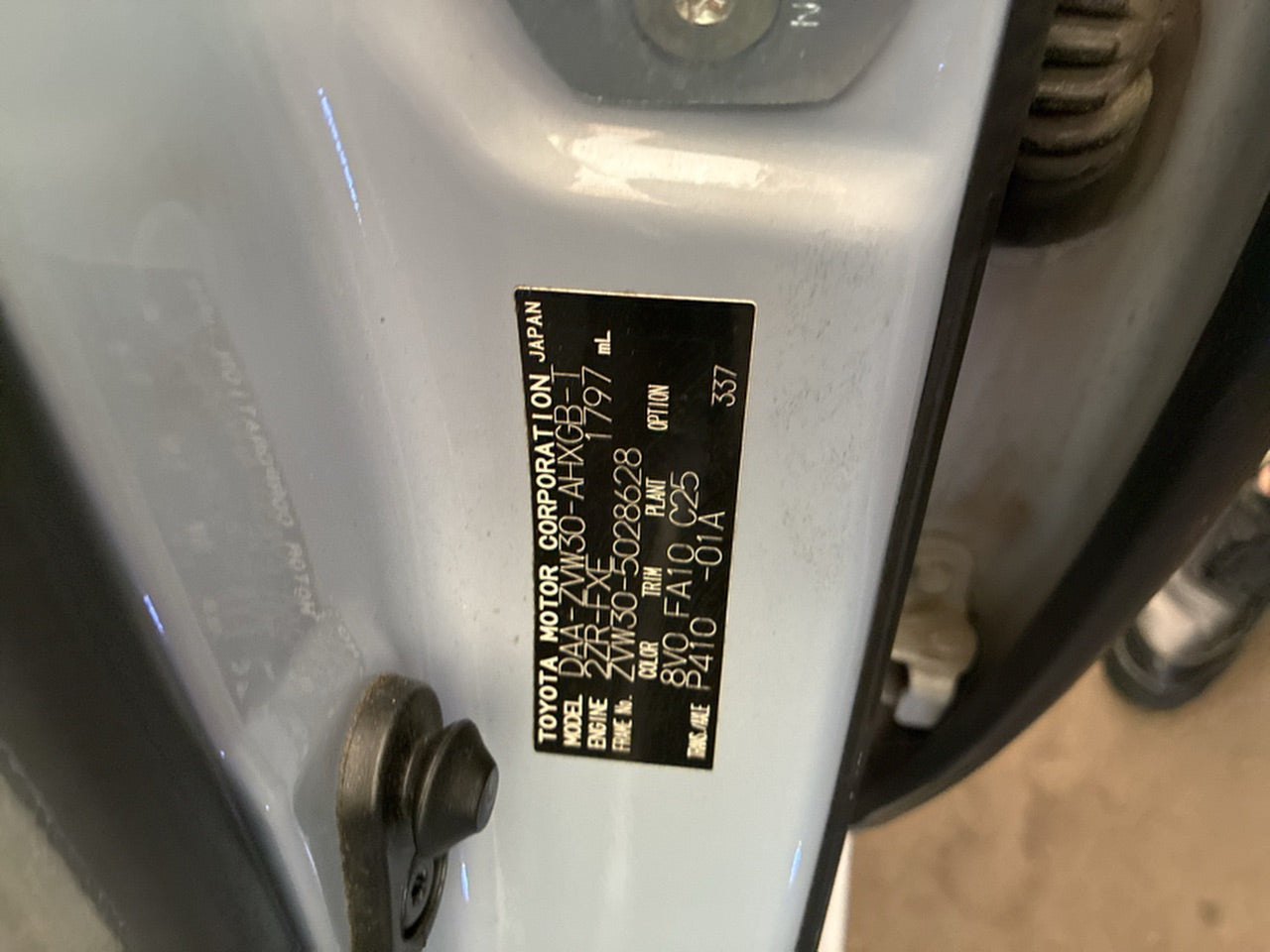 [CHOOSE PARTS] TOYOTA PRIUS ZVW30 2009 2ZR-FXE FF AT 2WD #0001000015912