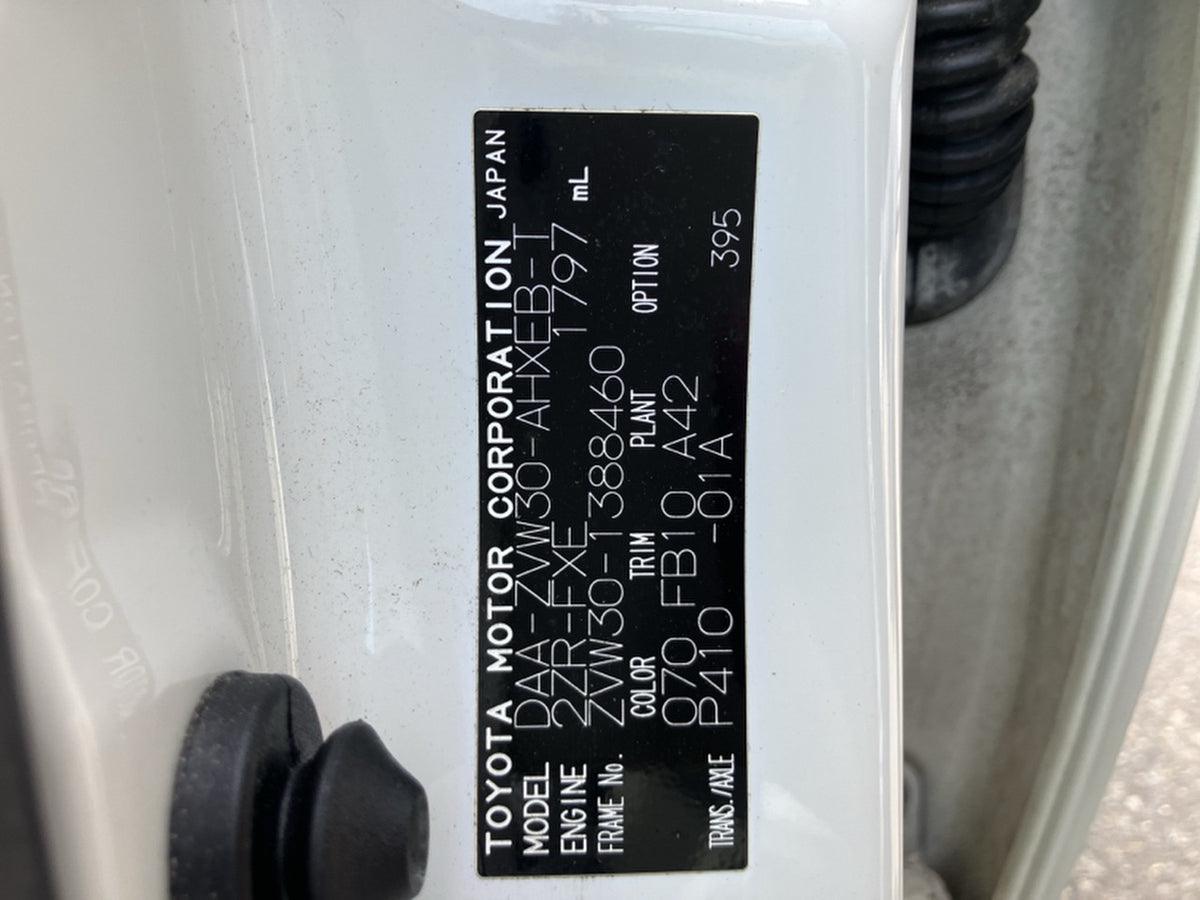[CHOOSE PARTS] TOYOTA PRIUS ZVW30 2011 2ZR-FXE FF AT 2WD #0002002672022