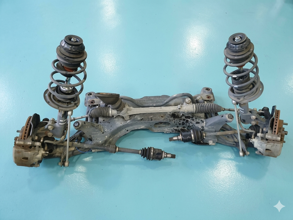 [F AXLE ASSY] TOYOTA VITZ KSP130 2015 1KR-FE FF AT 2WD #0403268015409