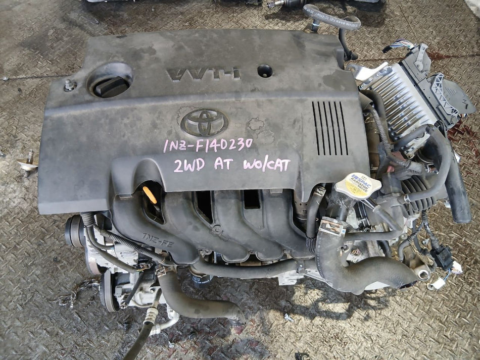 [USED ENGINE] TOYOTA SPADE NCP141  1NZ-FE FF AT 2WD #0403267013546