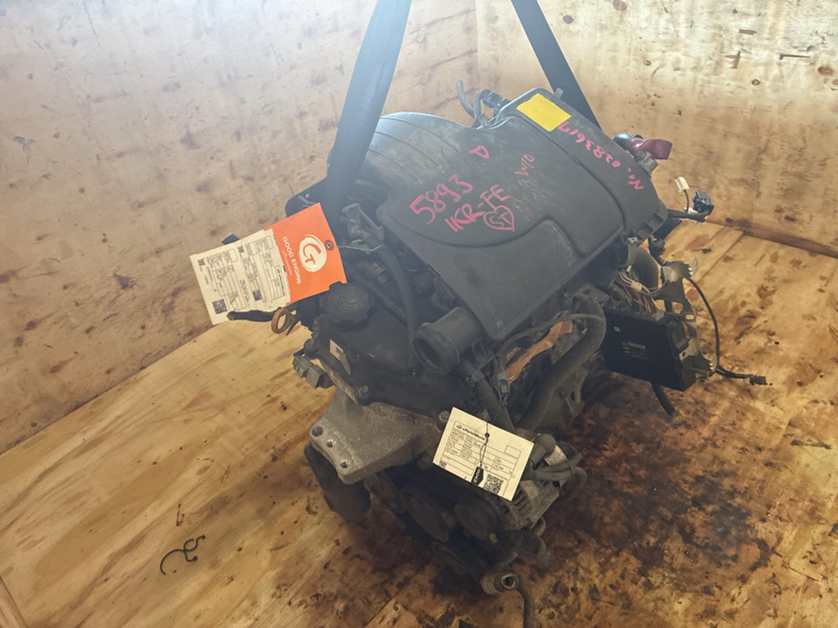 [USED ENGINE] TOYOTA PASSO KGC10 2006 1KR-FE FF AT 2WD #0003267119694