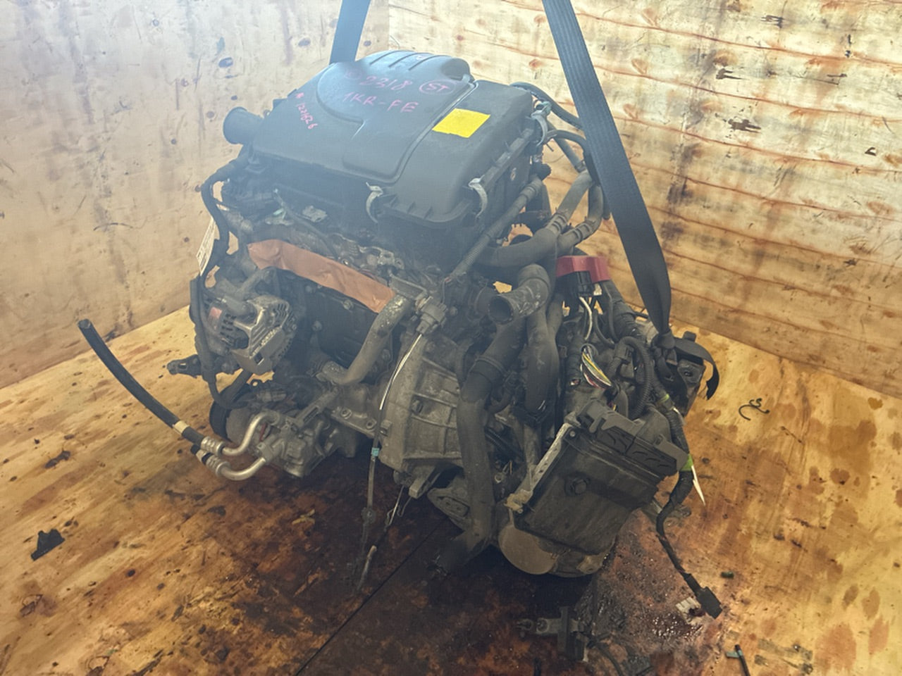 [USED ENGINE] TOYOTA BELTA KSP92 2011 1KR-FE FF AT 2WD #0003268129966