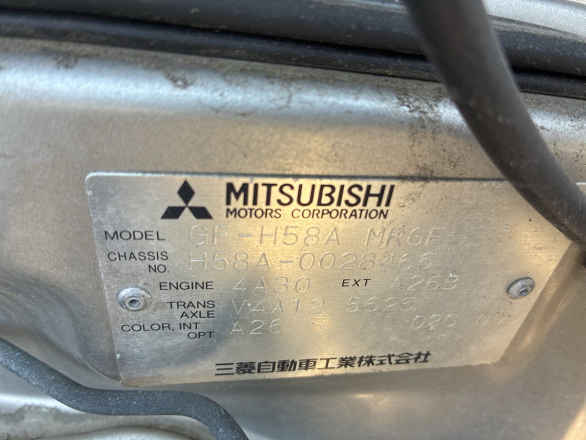 [CHOOSE PARTS] MITSUBISHI PAJERO MINI H58A  4A30 FF AT 4WD #0002002672084