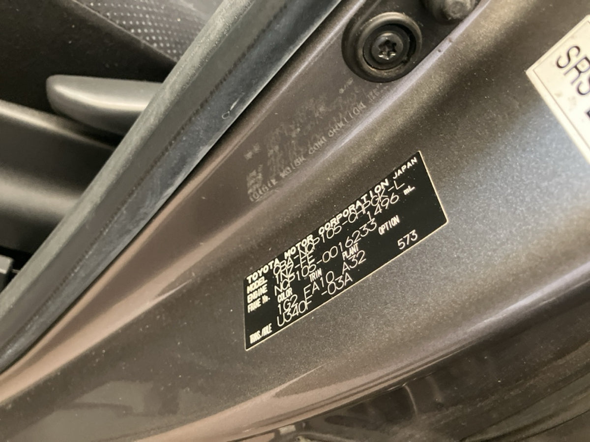 [CHOOSE PARTS] TOYOTA RACTIS NCP105 2007 1NZ-FE FF AT 4WD #0002002661588