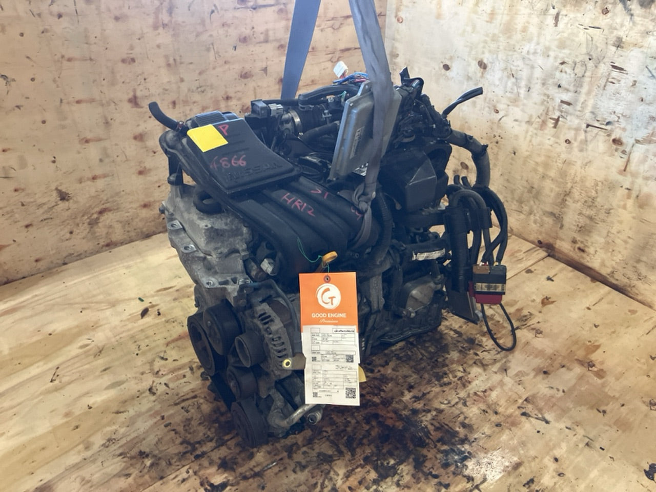 [USED ENGINE] NISSAN MARCH K13 2010 HR12DE FF AT 2WD #0003267116809